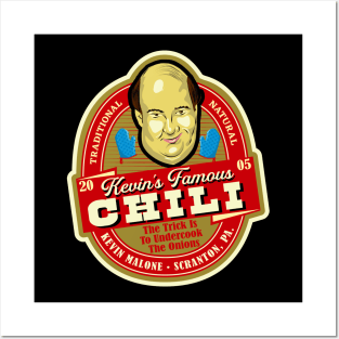 Kevin Malone Chili Label Posters and Art